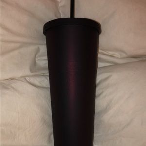 Starbucks iridescent maroon/black tumbler matte
